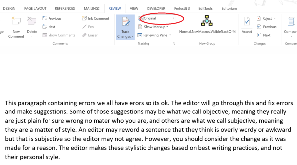 How to Use Word’s Track Changes – Katie Chambers | Book Editor ...